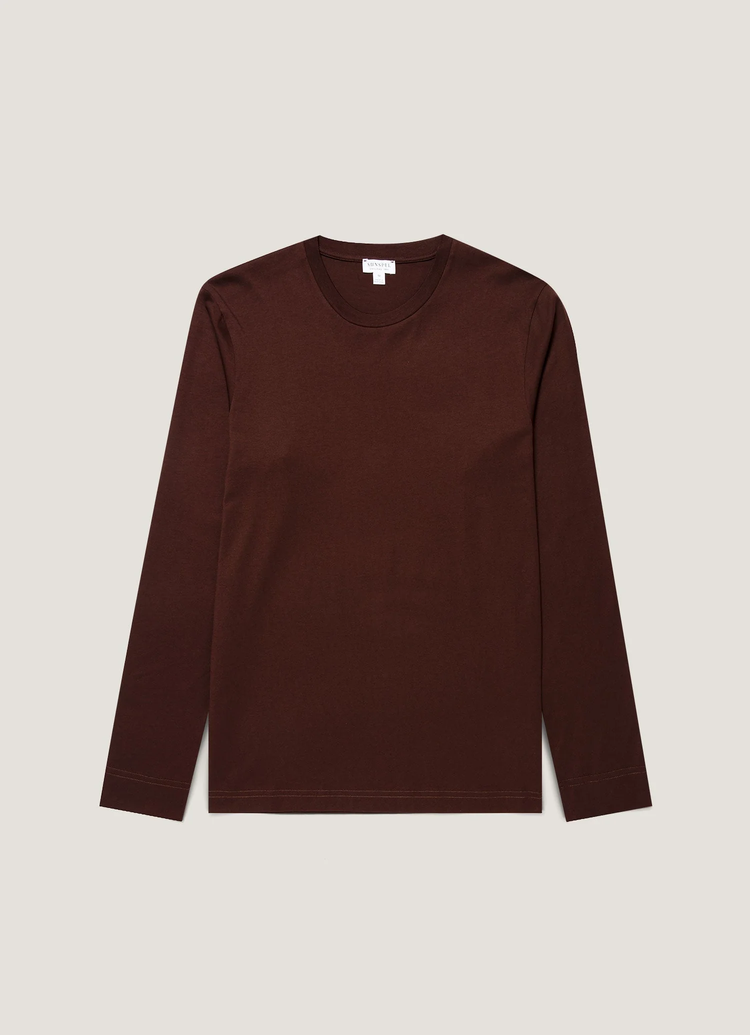 Men's Long Sleeve Midweight T-shirt in Bakelite
