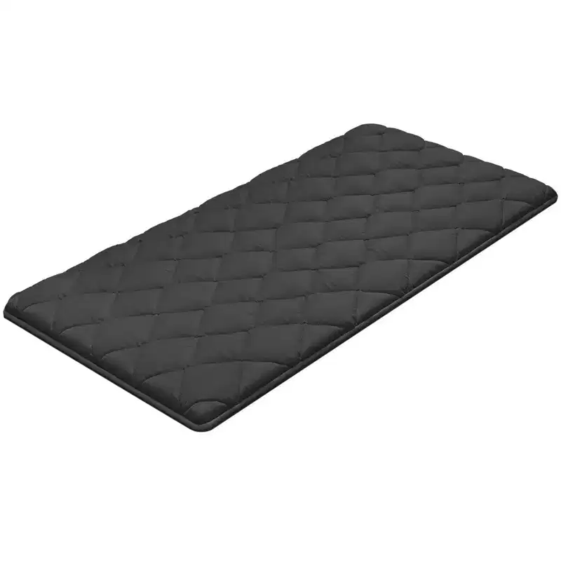 VIYET Twin 80 Camping Sleeping Pads -9-Layer Foldable with Storage Bag & Fastener, Black