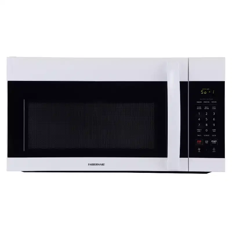 Farberware 1.7 Cu. Ft. Over-the-Range Microwave, 1000W with Smart Sensor Cooking