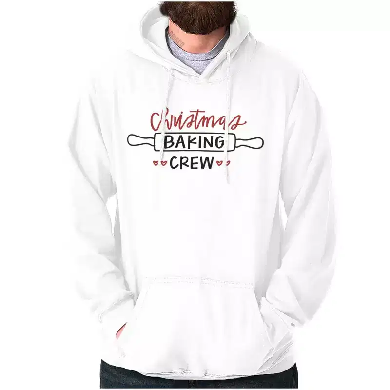 Christmas Baking Crew Rolling Pin Hoodie Sweatshirt Women Men Brisco Brands