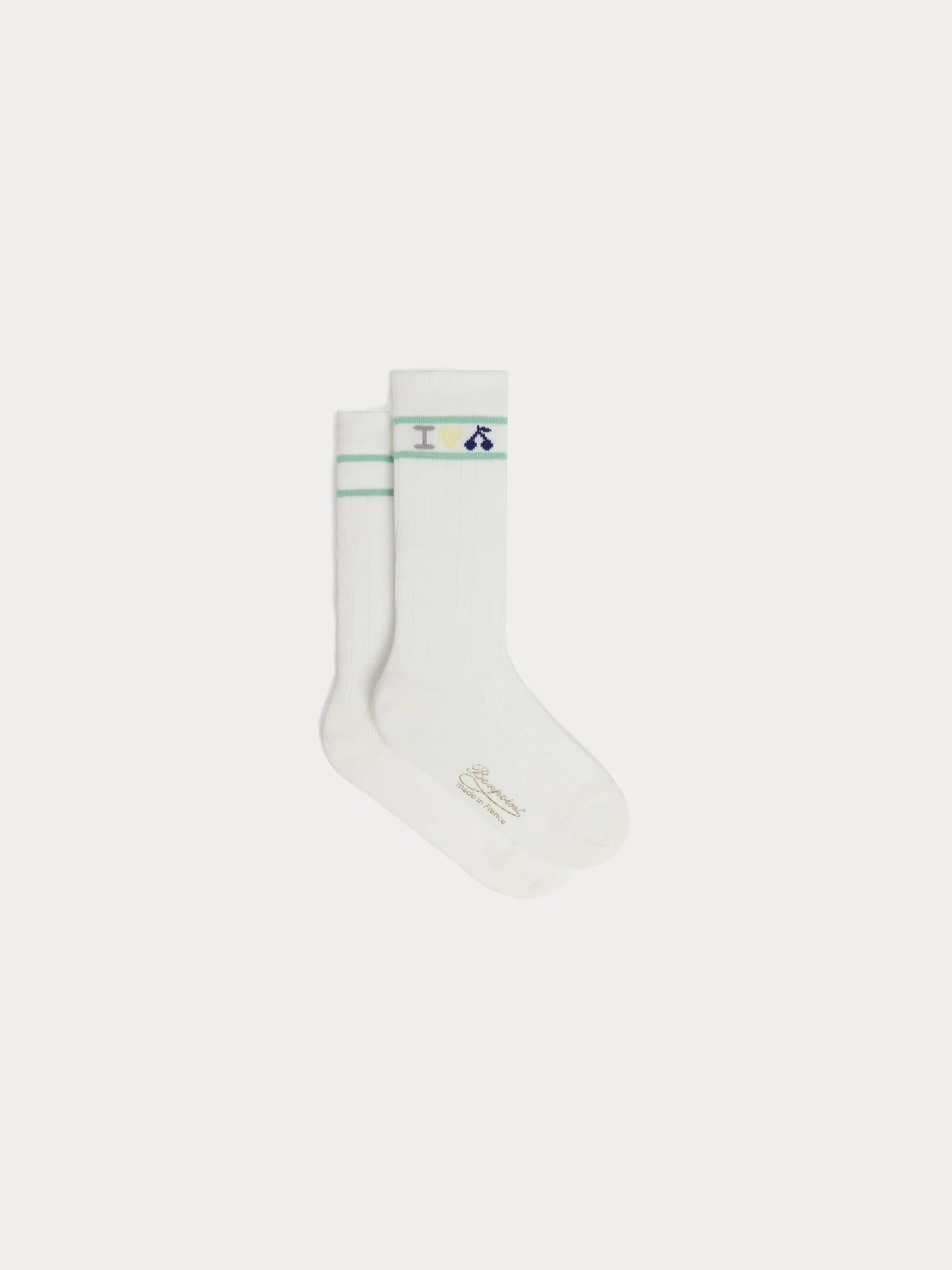 Socks milk white