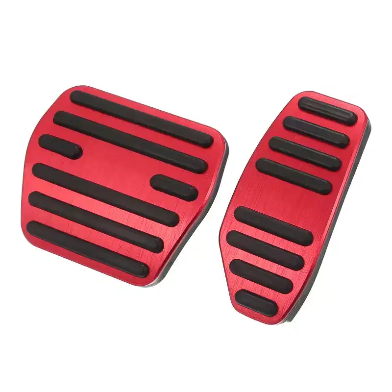 Unique Bargains Brake Gas Accelerator Pedal Covers Foot Pedal Pads for Nissan Kicks X-Trail Rogue Sport Qashqai