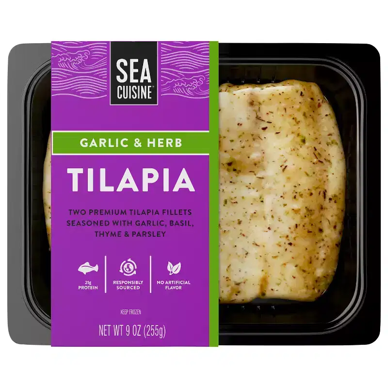 Sea Cuisine Garlic & Herb Tilapia - Frozen - 9oz