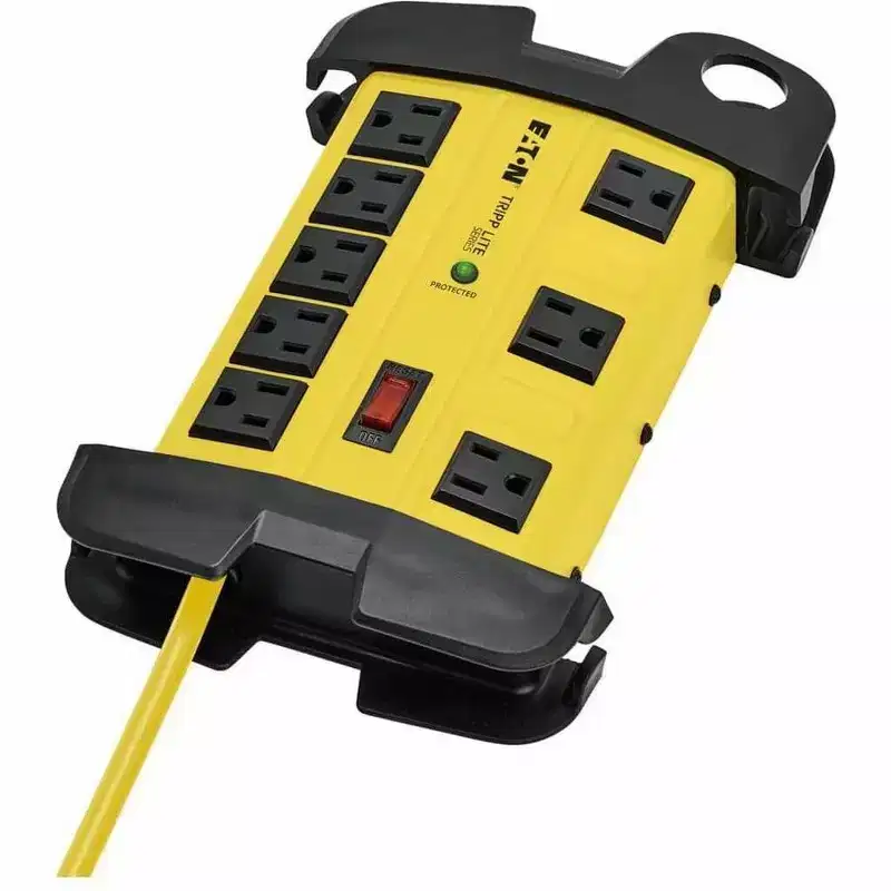 Tripp Lite Protect It! 8-Outlet Industrial Safety Surge Protector, 3900 Joules