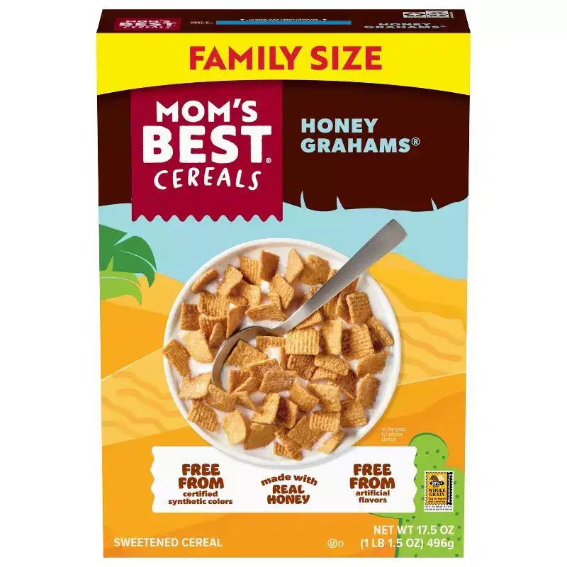 Mom's Best Honey Grahams Breakfast Cereal - 17.5oz