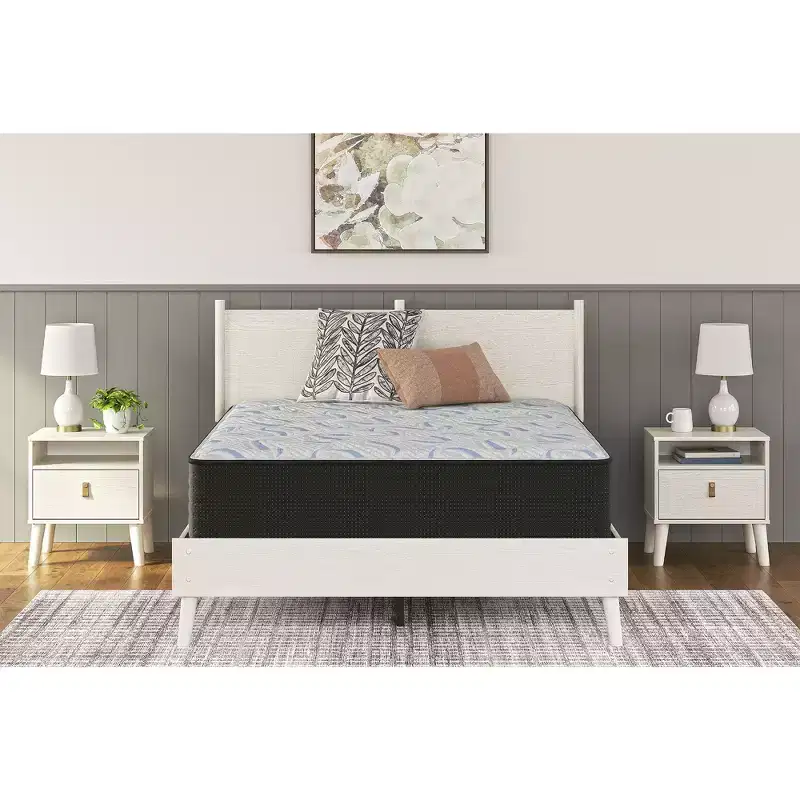 Plush 14" Hybrid Mattress with Memory Foam & Wrapped Coils, Bed in a Box