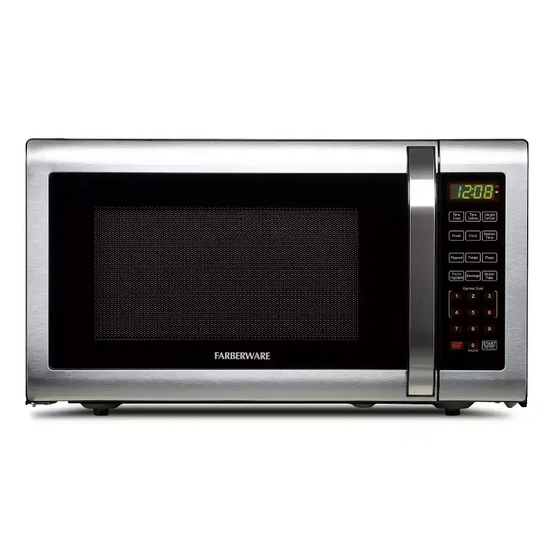 Farberware 1.6 cu. ft. Microwave Oven, Brushed Stainless Steel