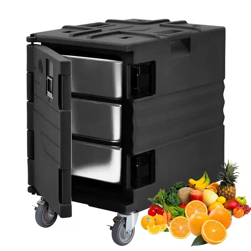 COZONY Portable Food Warmer 82 QT, Efficient Heating Double End Loader Wheels for Family Gathering Canteen