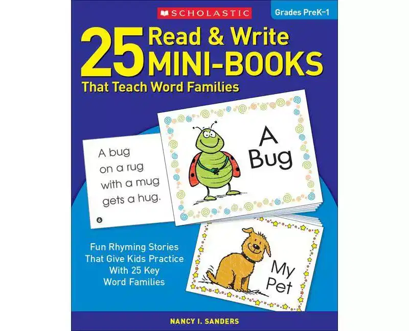 25 Read & Write Mini-Books - by Nancy I Sanders (Paperback)
