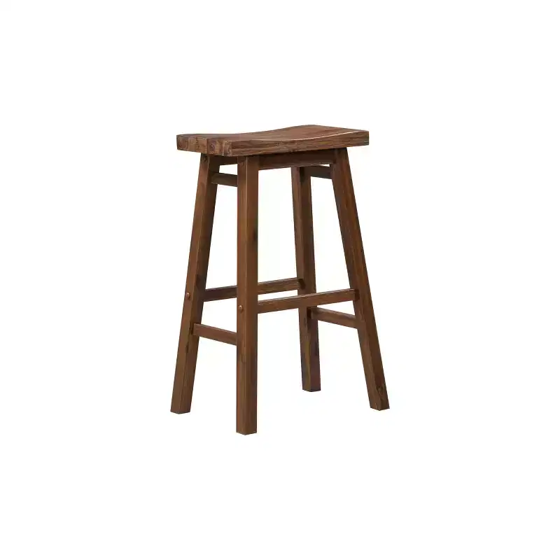 29" Sonoma Saddle Barstool, Adjustable Height Bar Stool