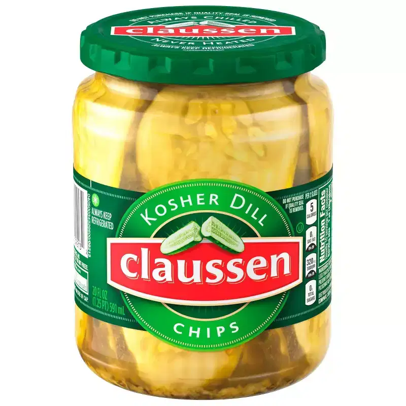 Claussen Kosher Dill Pickle Chips - 20oz