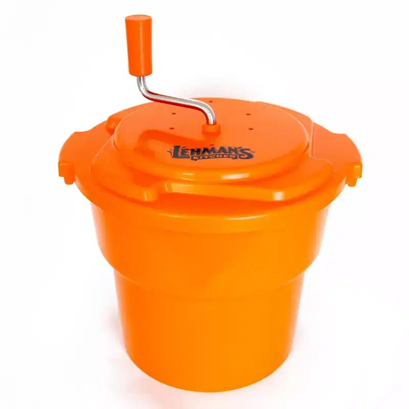 Lehman's Hand-Powered Laundry Spinner, Non-Electric Off-Grid Manual Clothes Wringer Alternative for Homesteading and Camping, 25L, 6.6 Gallon Capacity