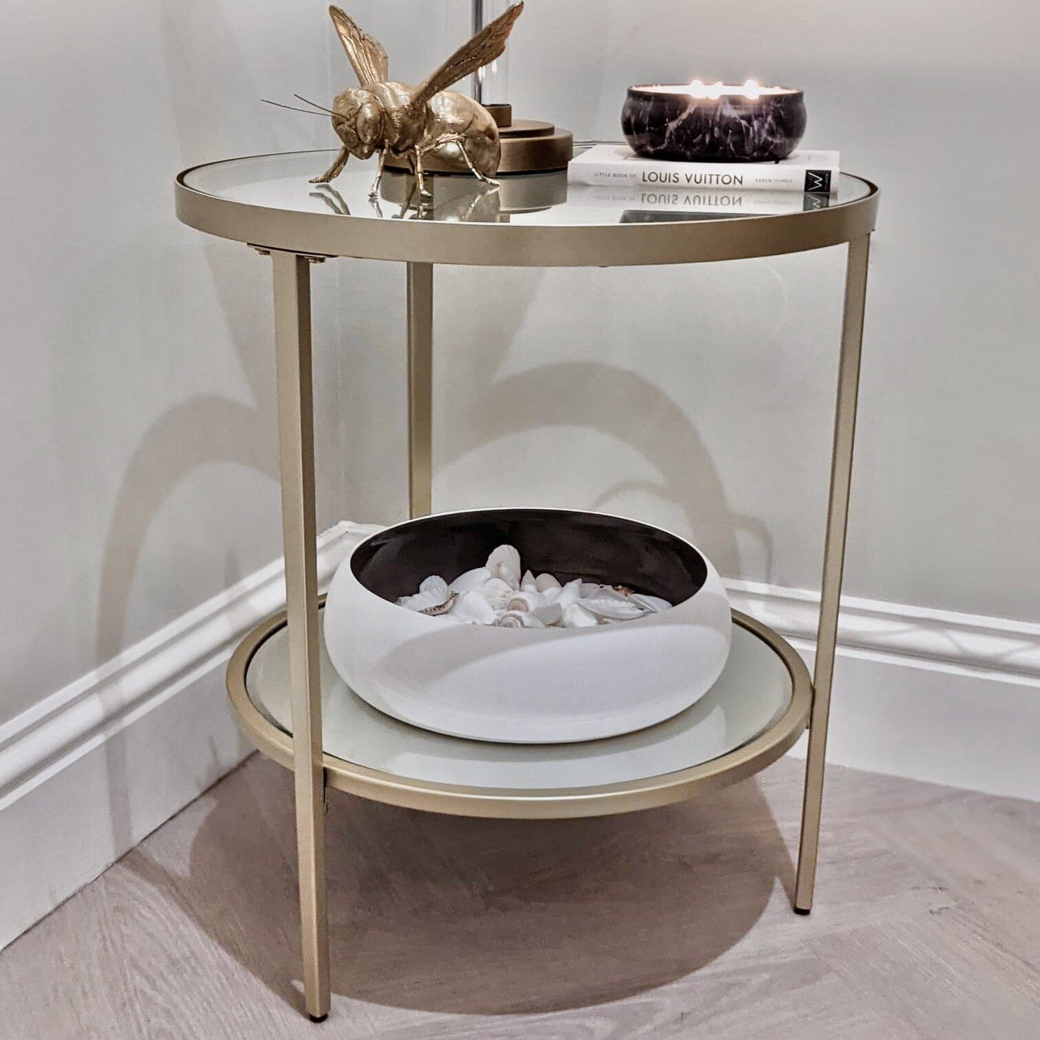 Champagne Side Table