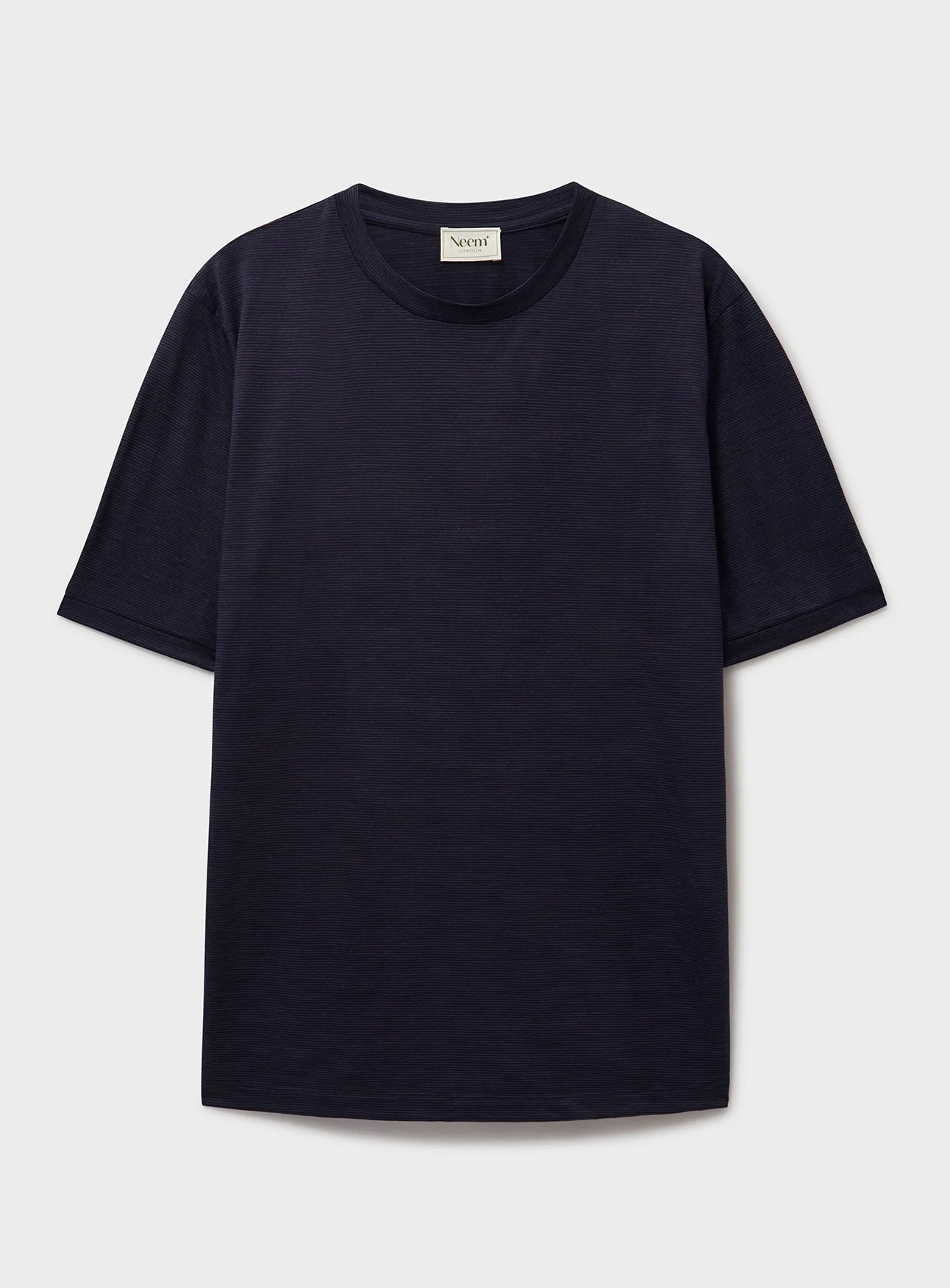Merino Navy Stripe T-Shirt