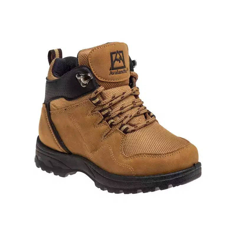 Avalanche Girls Boys Unisex Lace Up Combat Hiker Boots: Kids' Ankle Boots, Low-Heel Short Booties, Urban Outdoor Shoes ( Little Kids/Big Kids )