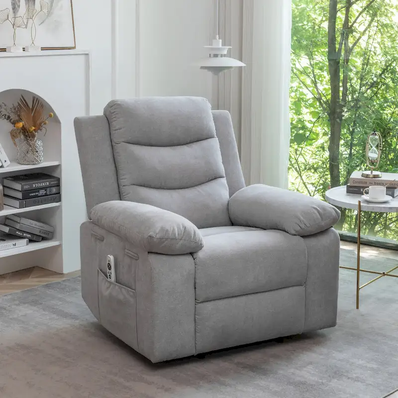 Power Recliner Chair with Heat & Vibration Massage