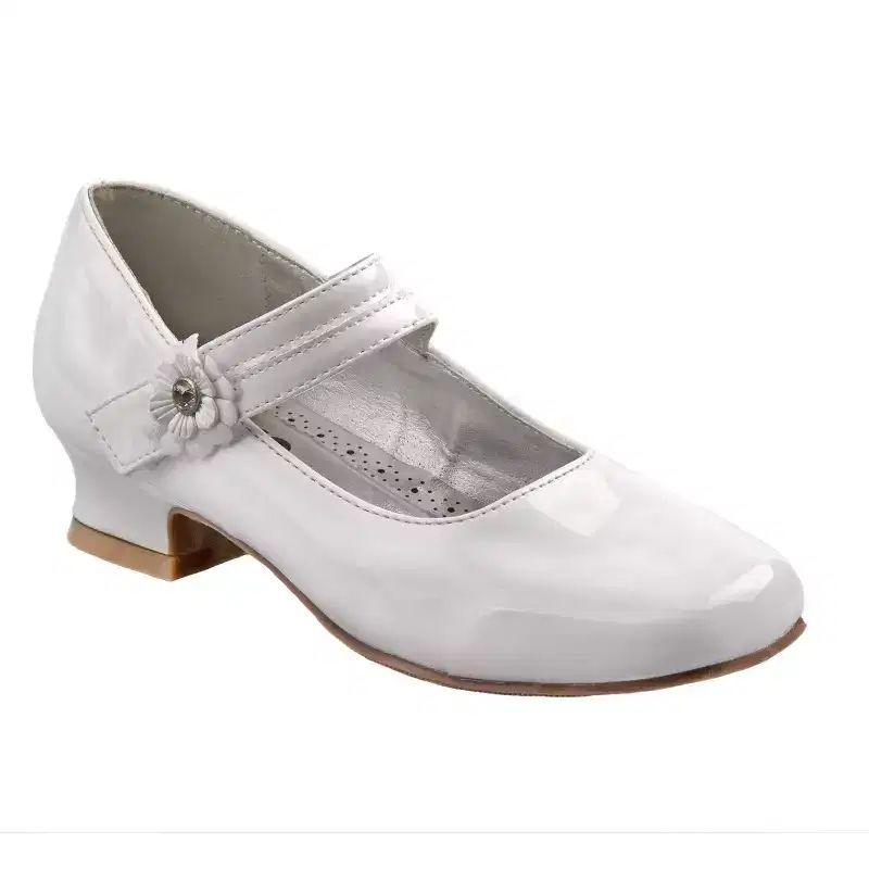 Josmo Girls Flower Mary Jane Dress Shoes
