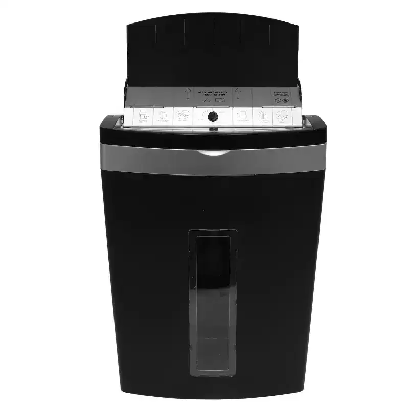 Honeywell 60 Sheet Self-Feed Micro-Cut Paper Shredder for Home use Black: Automatic Start, Shreds Credit Cards, 5.3 Volume