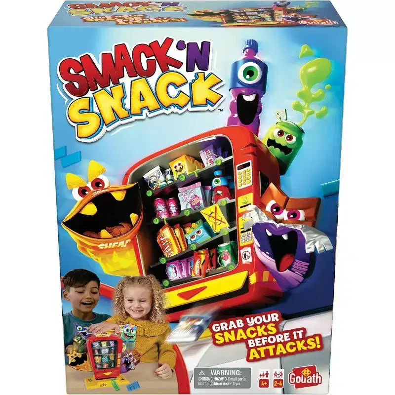 Goliath Smack 'N Snack Game - Collect Snacks from Vending Machine Before Monsters Attack!