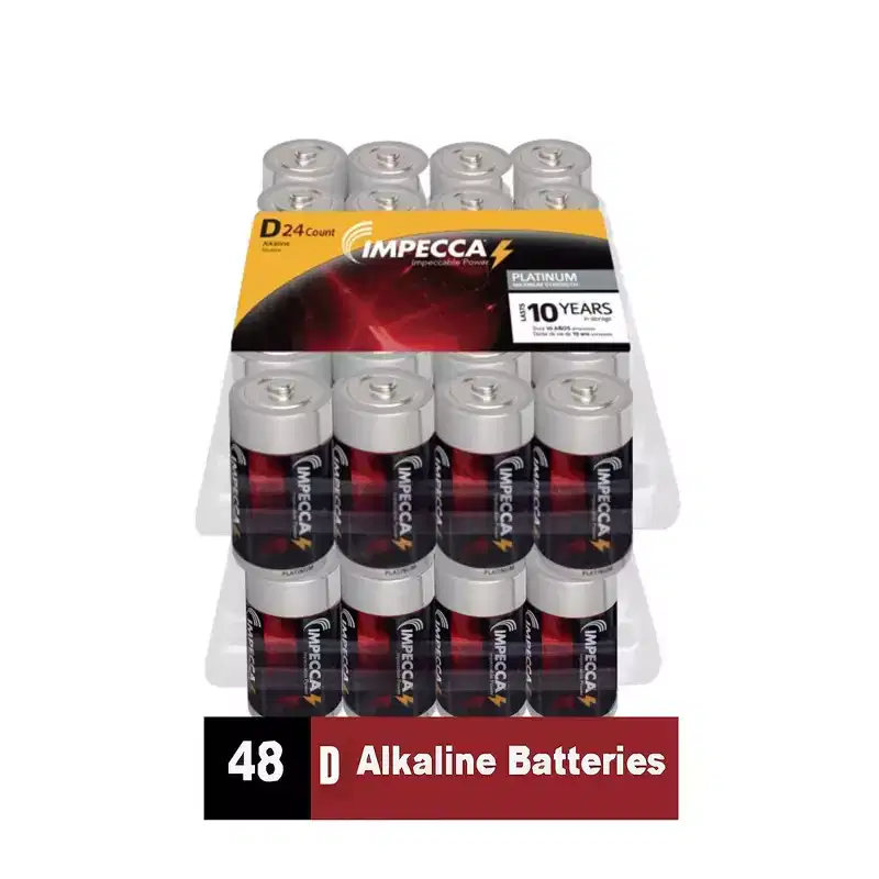 Impecca D 48-Pack Alkaline Platinum Batteries (48-Cells)