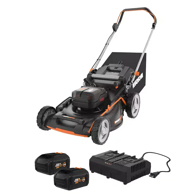 Worx Nitro WP772 40V PowerShare PRO 21 Cordless Push Lawn Mower