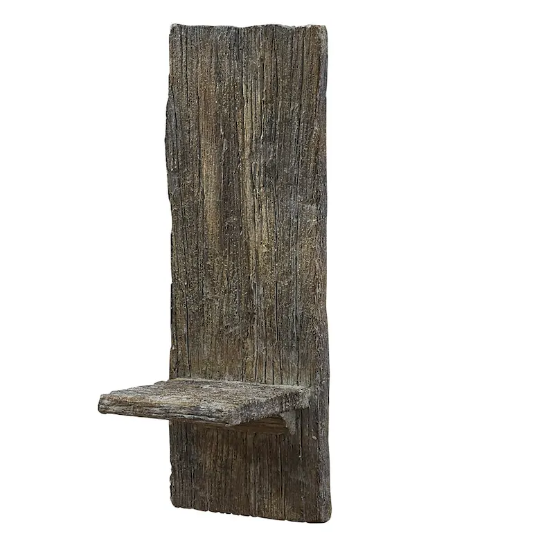 Cement Wall Shelf - 5 x 5.25 x 14.75