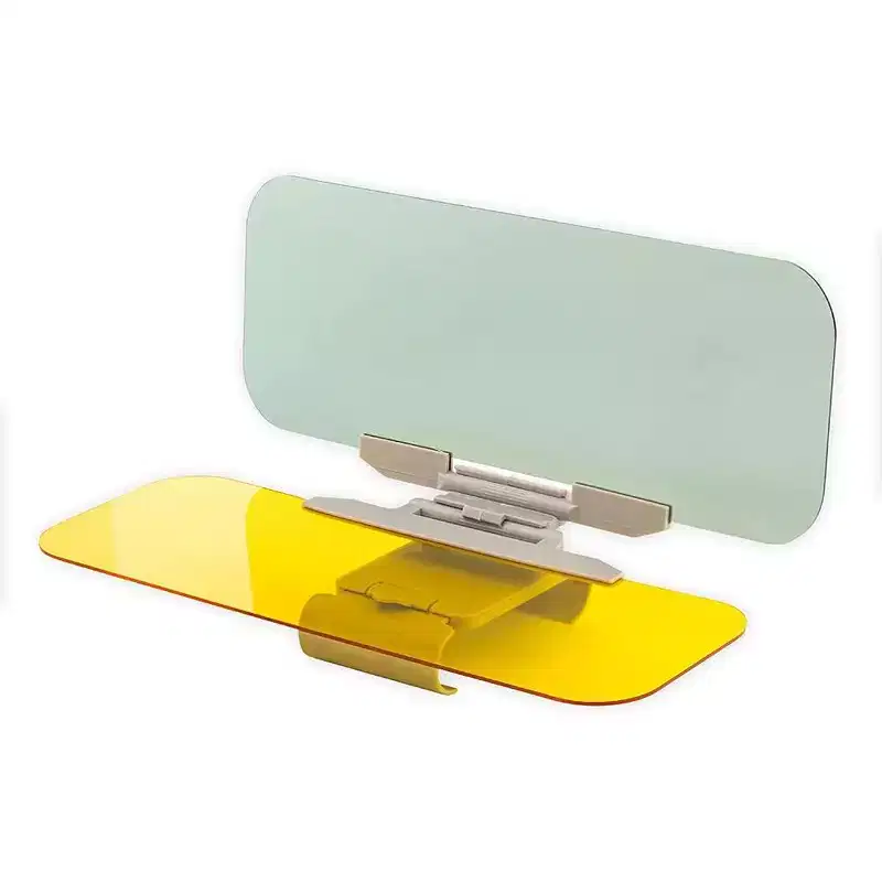 Zone Tech Day and Night Anti-Glare Car Windshield Visor - Premium Quality Universal Sunshade and Night Vision Anti-Dazzle Windshield Driving Visor