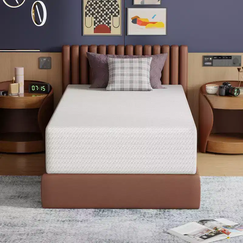 12 Inch Gel Memory Foam Mattress Medium Firmness for Cool Sleep and Pressure Relief