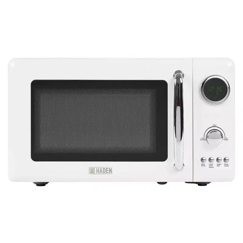 Haden 700W Compact Countertop Microwave Over Ivory