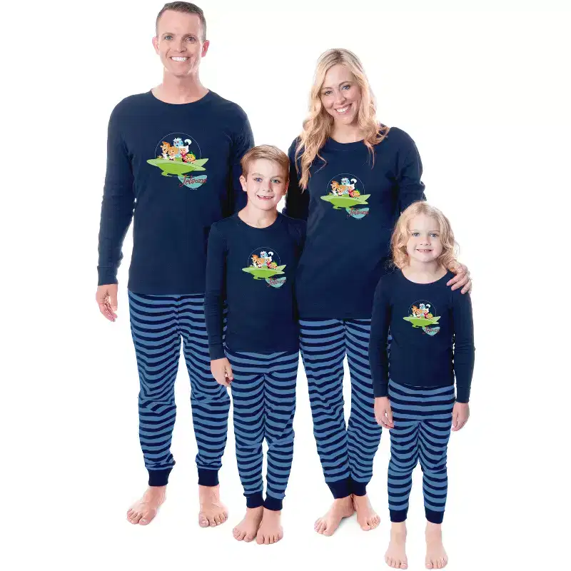 The Jetsons Family Classic George Jane Judy Sleep 2 Piece Pajama Set Child