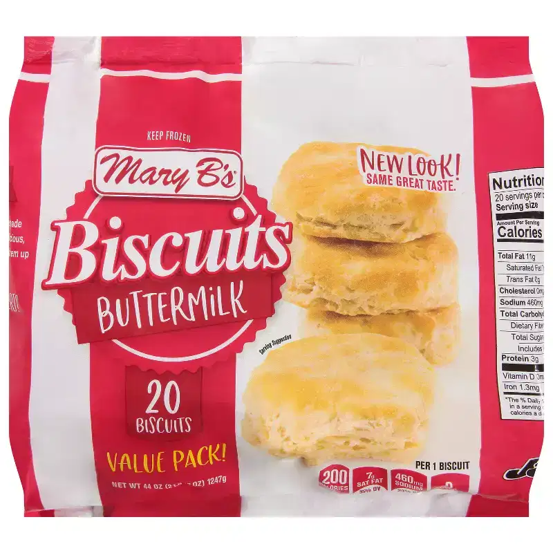 Mary B's Frozen Buttermilk Biscuits - 44oz/20ct