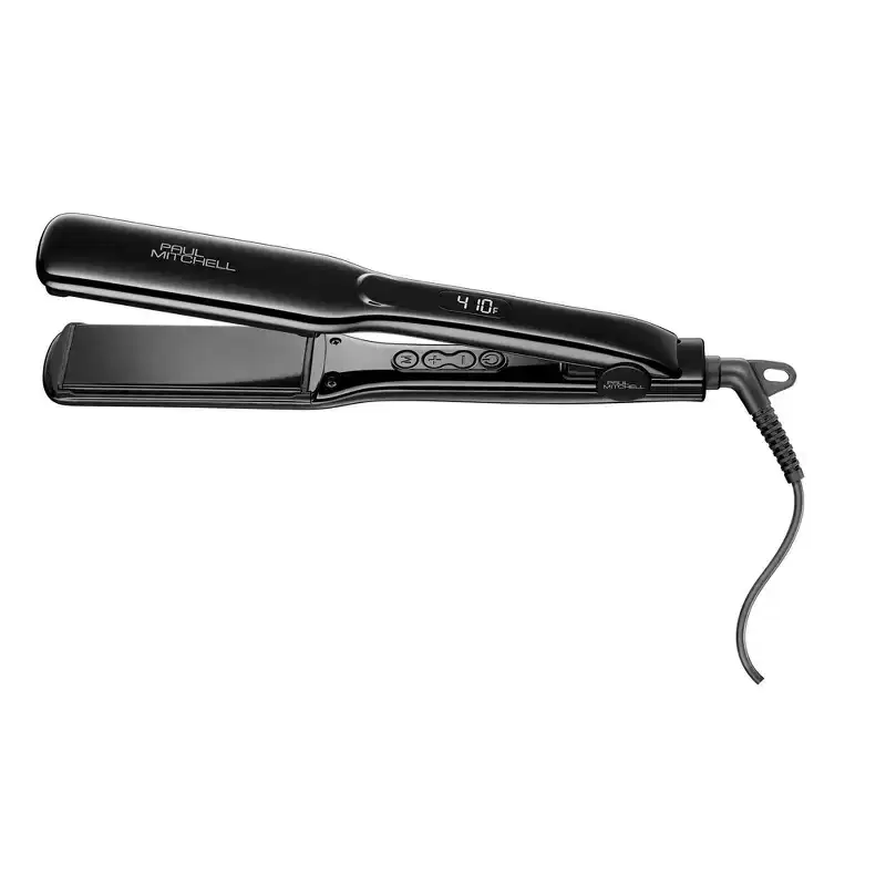 Paul Mitchell Smooth+ Flat Iron - Black - 1.5": Heating Time 60s, Ceramic Material, All Hair Types