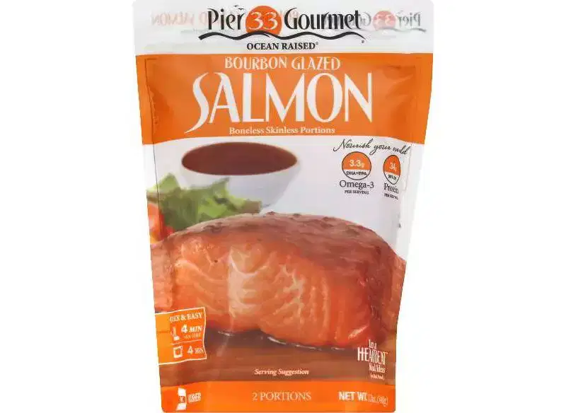 Pier 33 Gourmet Bourbon Salmon - Frozen - 12oz