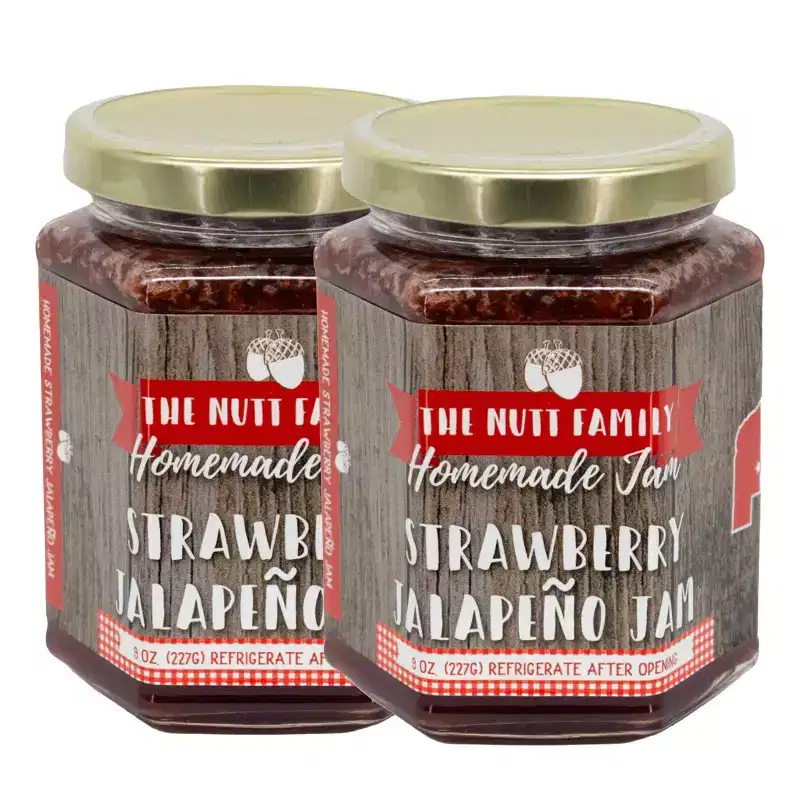 Nutt Family Jams & Jellies 9 oz Strawberry Jalapeo Jam - Pack of 2