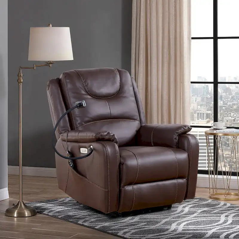 Power Recliner Chair with Massage and USB Charge Ports