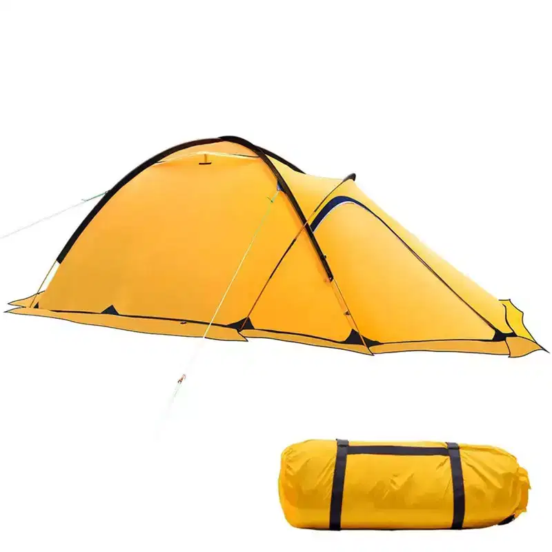 Portable 2 Person 4 Season Tent Waterproof Backpacking Tent Double Layer All Weather for Camping Hiking Travel Climbing Mountaineering - Easy Set Up