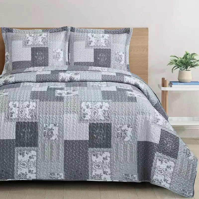 Egyptian Linens Rochelle Quilt - Bedspread Set