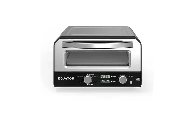 Equator ELECTRIC PIZZA OVEN Multi Program w/ Baking Stone Countertop 0.5cf 110V