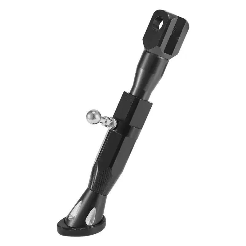 Unique Bargains Universal CNC Aluminum Alloy Adjustable Motorcycle Kickstand Side Support Stand Set