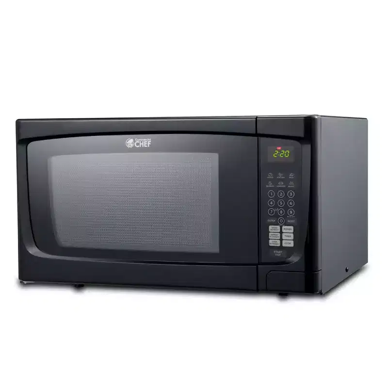 COMMERCIAL CHEF Countertop Microwave Oven 1.6 Cu. Ft. 1000W