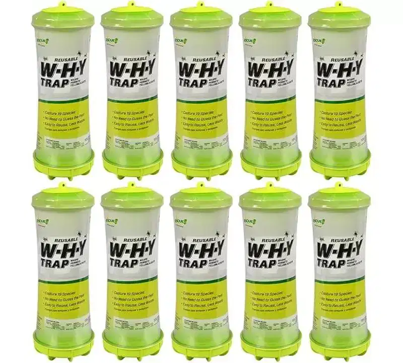 Rescue WHYTR WHY Trap For Wasps/Hornets/Yellow Jackets (10 TRAPS)