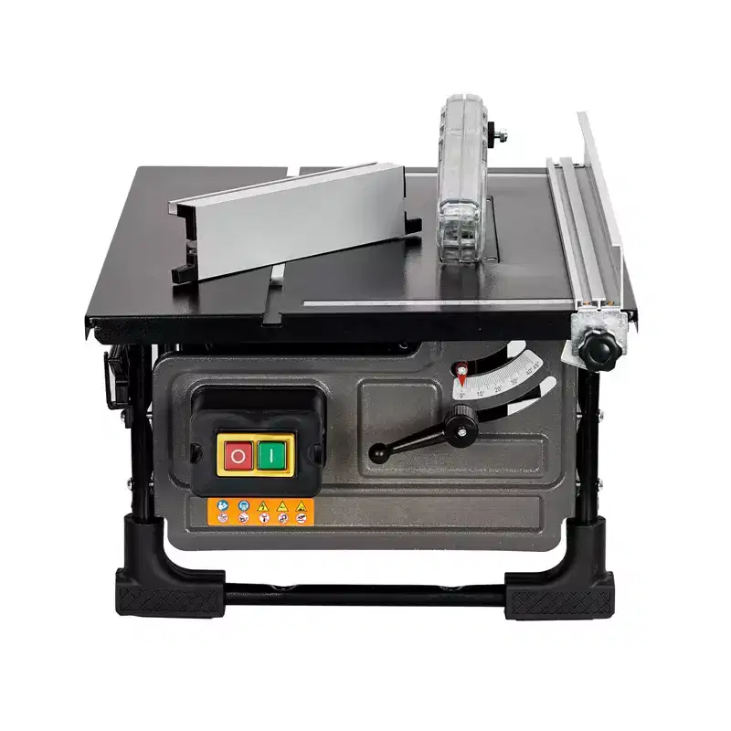 Portable Table Saw 8-inch for Jobsite - 6.7-Amp Copper Motor, 3576RPM, 24T Blade, Compact with Sliding Miter Gauge for DIY Woodworking