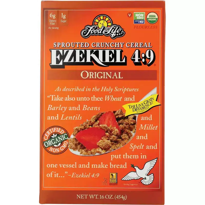 Food For Life Ezekiel 4:9 Sprouted Grain Crunchy Cereal - Original