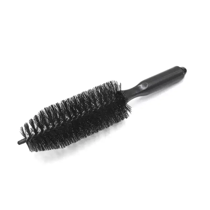 Unique Bargains Car Wheel Tire Rim Washing Cleaning Brush 12.2 Length Black