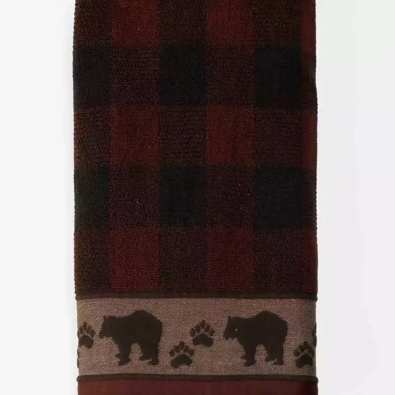 Sundance High Quality Bath Towel 24in x 48in Red by Saturday Knight Ltd