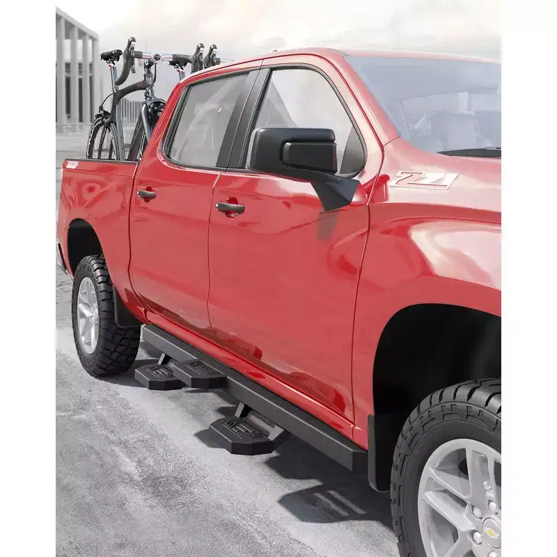 Running Boards Compatible with 2019-2024 Chevy Silverado/GMC Sierra 1500 Crew Cab, Rocker Bars