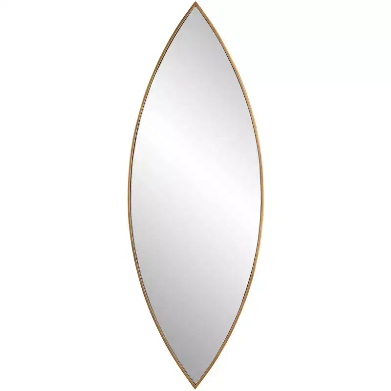 Ellipse Golden Bronze Wall Mirror &ndash; 14"x39&frac34;"
