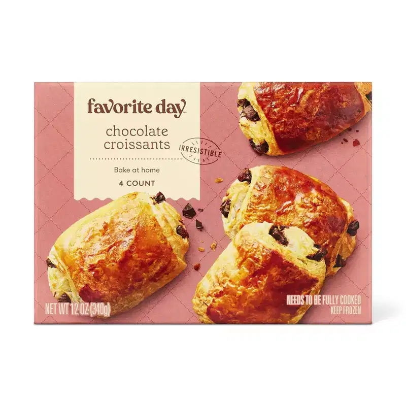 Frozen Chocolate Croissant - 12oz/4ct - Favorite Day™