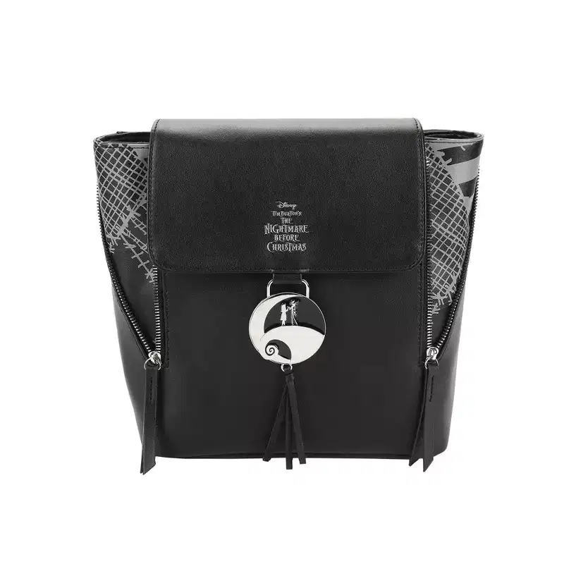 Disney The Nightmare Before Christmas Faux Leather Mini Backpack with Jack Skellington Design