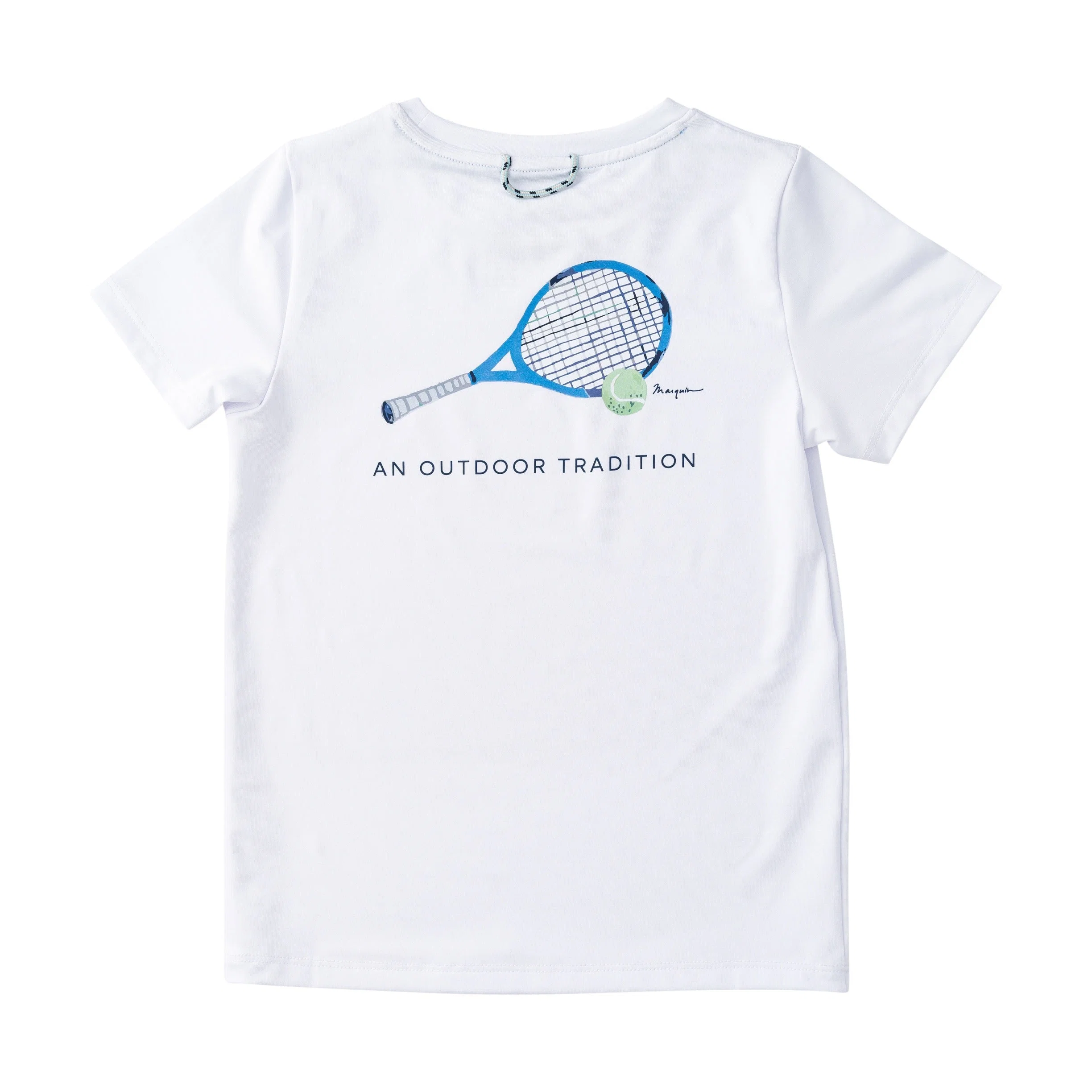 Kid's Pro Performance Short Sleeve T-shirt &uml;C Tennis Racket Art